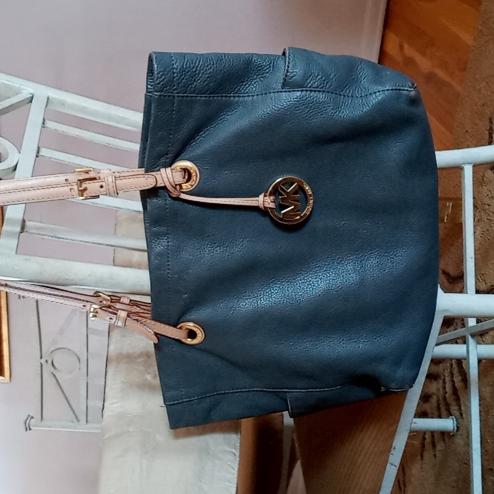 Michael kors blue/ grey tote